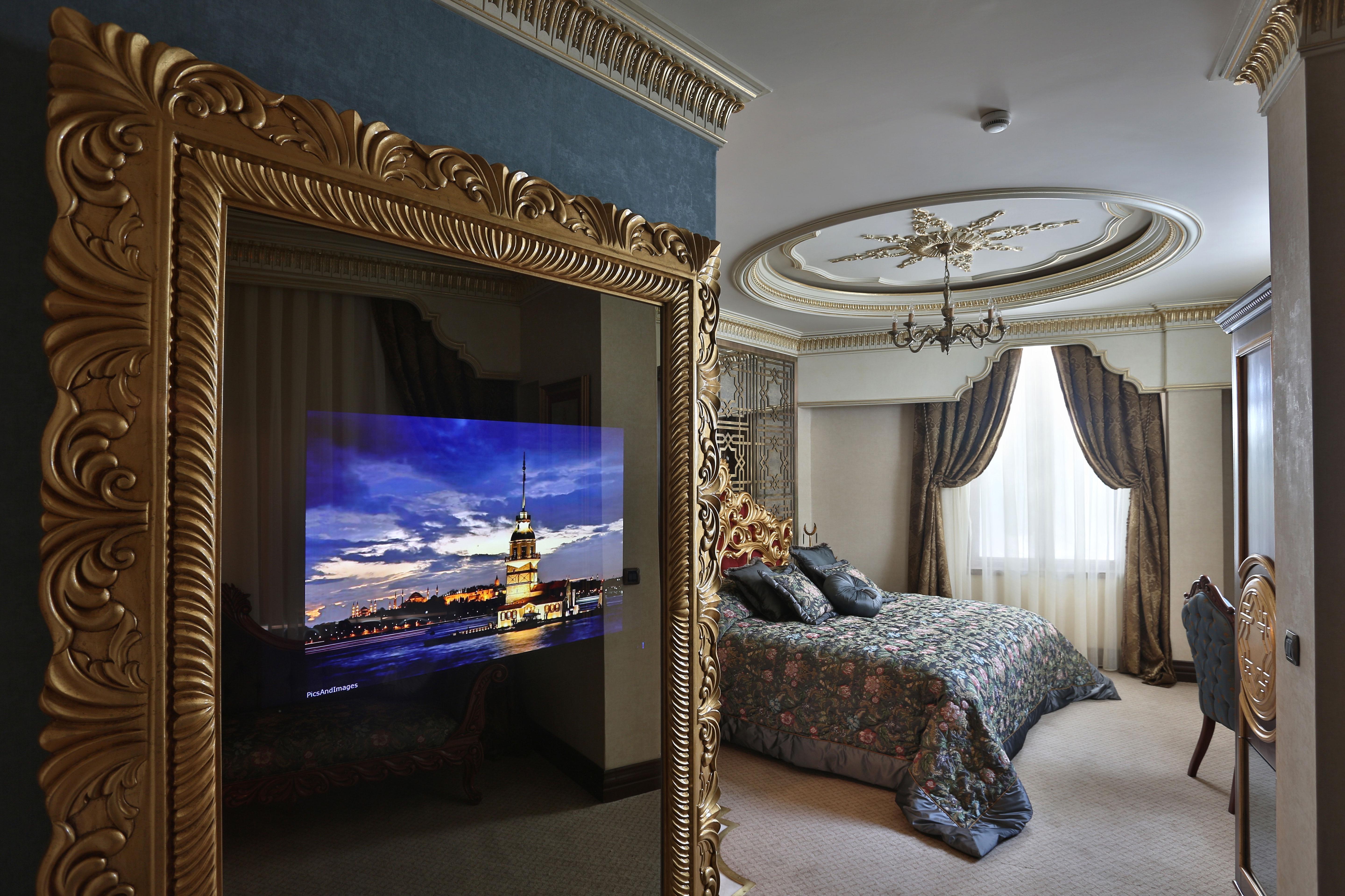 다루 술탄 호텔 갈라타 이스탄불 외부 사진 A rear projection television