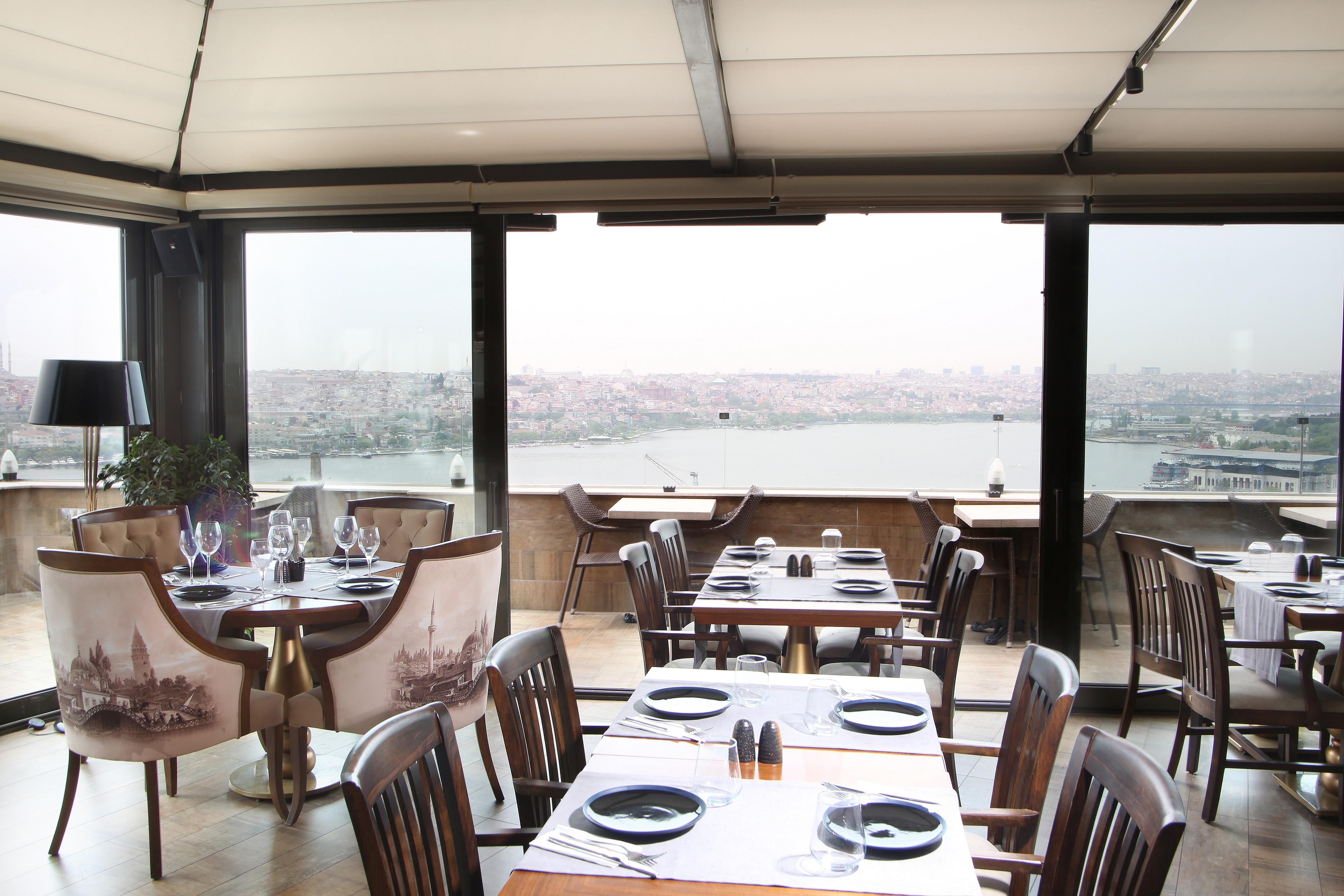 다루 술탄 호텔 갈라타 이스탄불 외부 사진 Restaurant