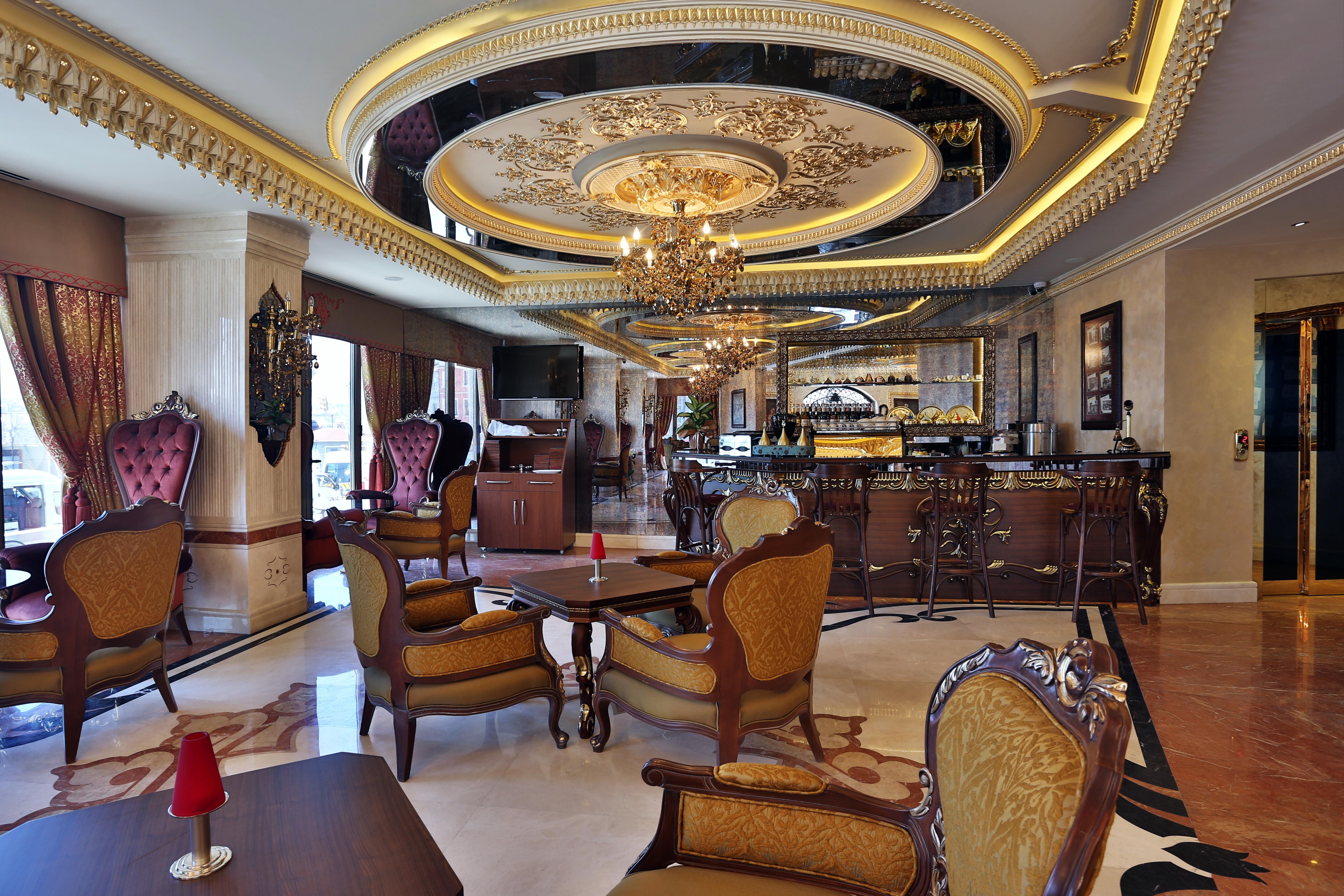 다루 술탄 호텔 갈라타 이스탄불 외부 사진 The lobby of the hotel