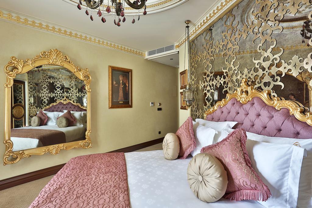 다루 술탄 호텔 갈라타 이스탄불 외부 사진 A bedroom at the hotel
