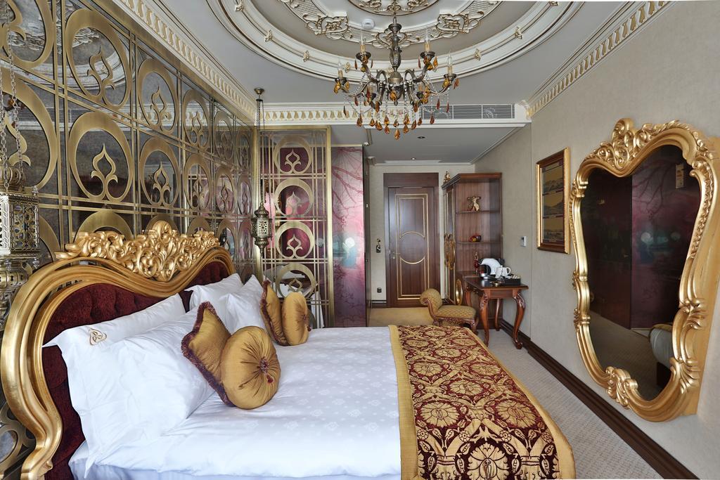 다루 술탄 호텔 갈라타 이스탄불 외부 사진 A bedroom at the hotel