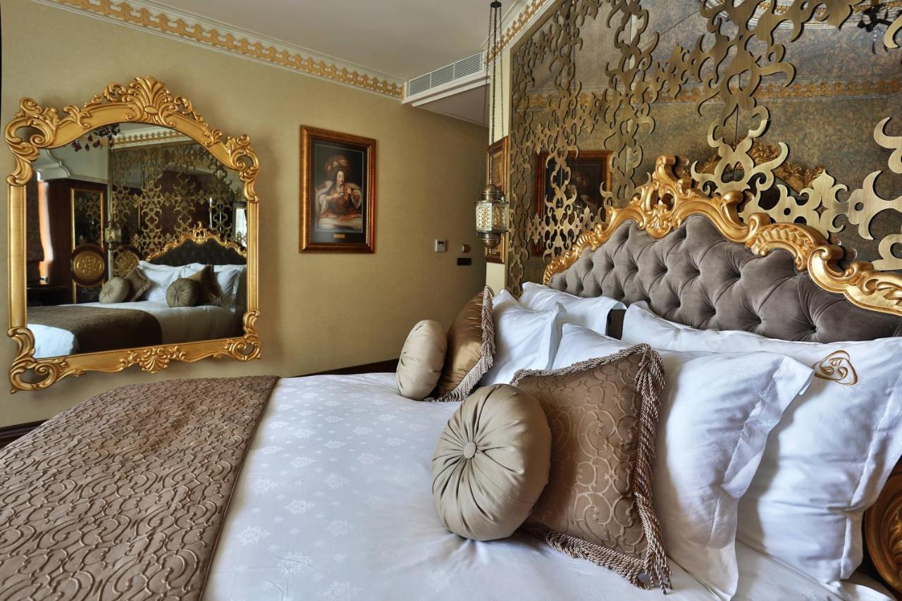 다루 술탄 호텔 갈라타 이스탄불 외부 사진 A bedroom at the hotel